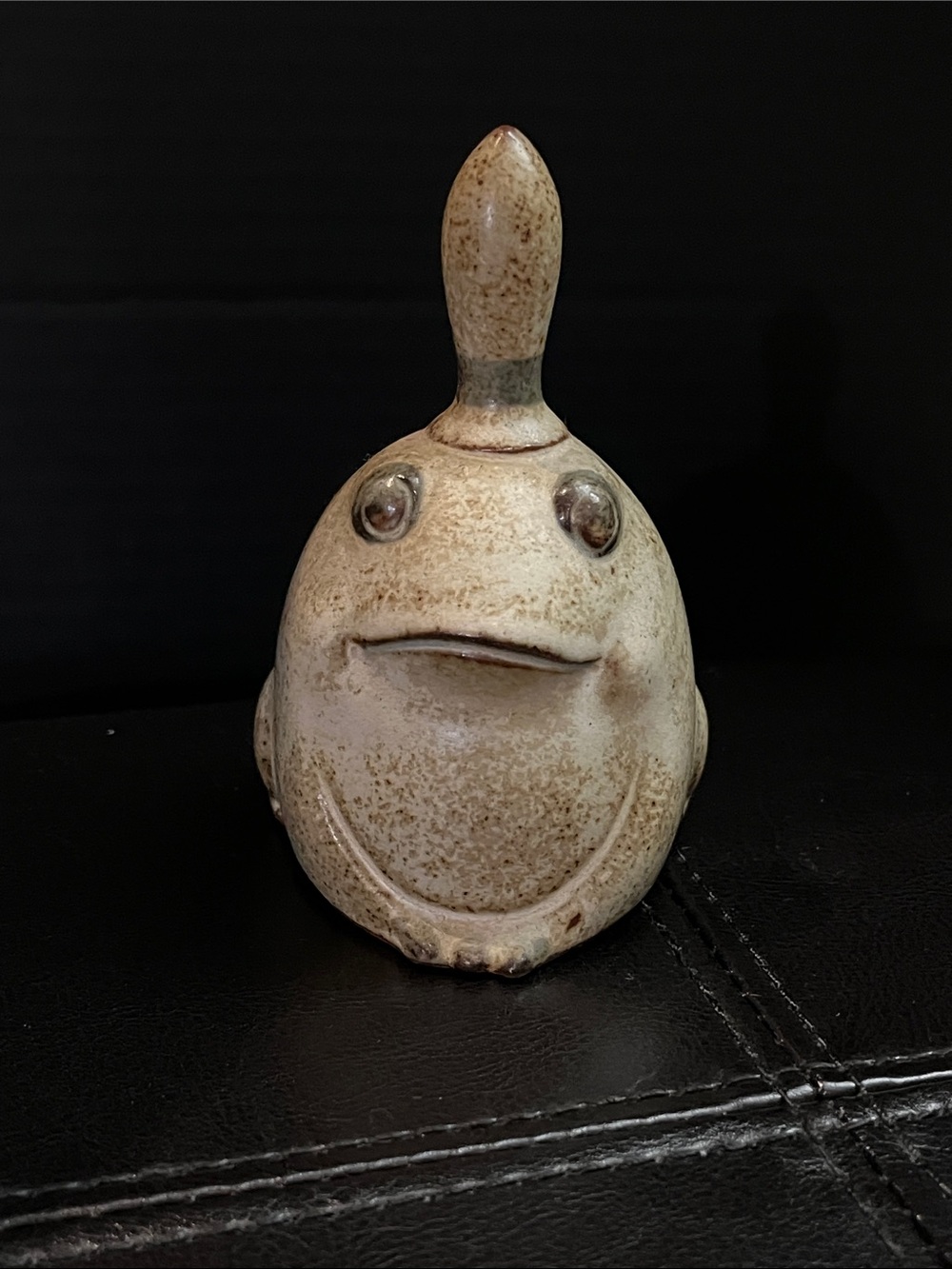 RARE Prototype Pottery Frog Bell by UCTCI Japan in MINT Condition